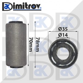 Тампон Ø 14 х Ø 35 х 78 / 70 mm